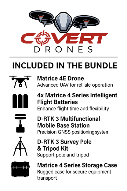 DJI Matrice 4E Precision Mapping & Surveying Bundle